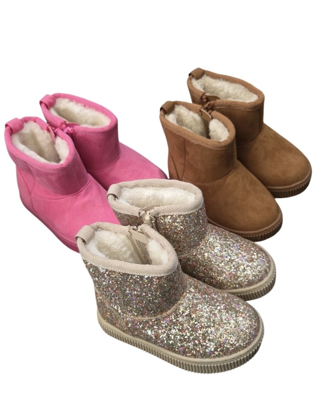 Cat & Jack Toddler Girl Boots 3 Pair...5